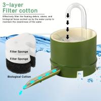 Filtro De Acuario 3 En 1 En Forma De Tubo De Bambú Para Limpiar Impurezas Decoración Redonda Para Tanque De Peces Suministro De Filtro Drip - details 5