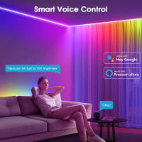 Tira De Luz LED COB Inteligente WiFi Tuya WS2811 IC RGBIC Para Juego Y Decoración De Habitación Alexa Google Home Lámpara Ambiente Neon - details 7
