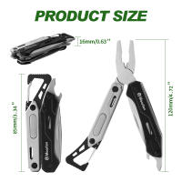 Maarten Multi-Herramienta 9-en-1 Cuchillo De Bolsillo De Acero Inoxidable Con Destornillador Acrílico Para Camping Y Sobrevivencia - details 2