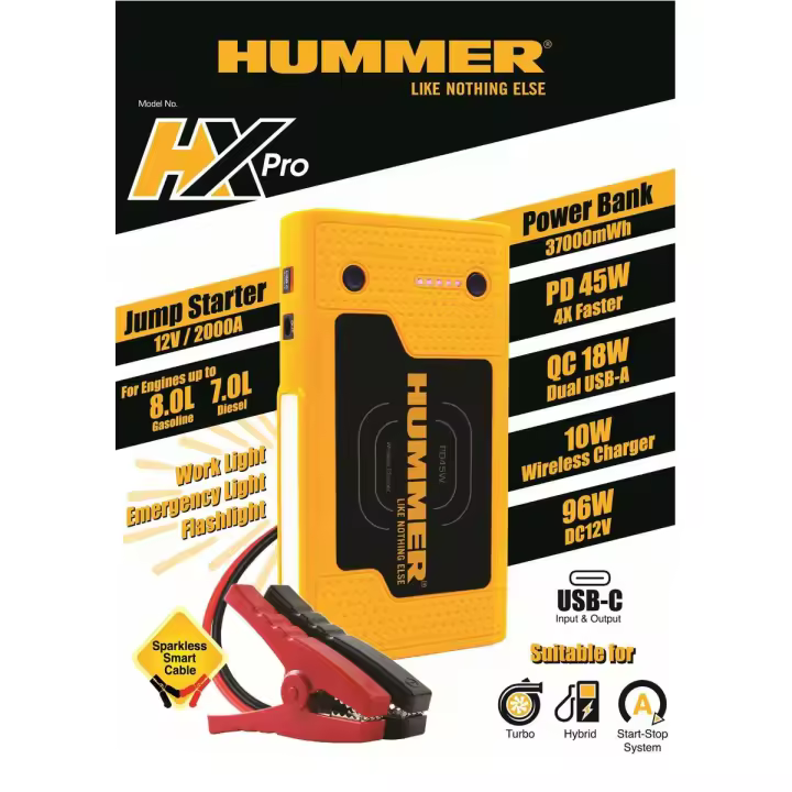 Arrancador Hummer HUMMHXPRO 12 V 10000 Ah - 1