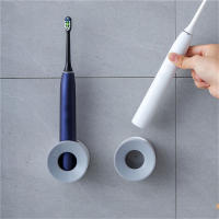 Estante De Almacenamiento Para Cepillo De Dientes Eléctrico Y Lavabo En Baño Adhesivo No Perforado Montado En La Pared Silicone Sin Marcas - details 0