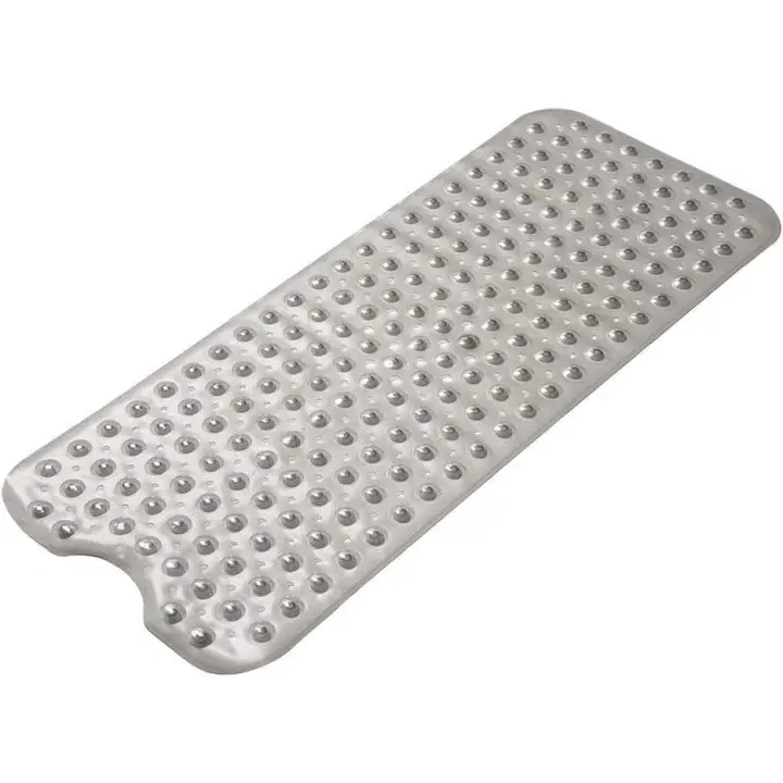 Alfombrilla de baño antideslizante, resistente al moho, extra larga, antibacteriana, sin BPA ni látex, lavable a máquina, ideal para niños - 1