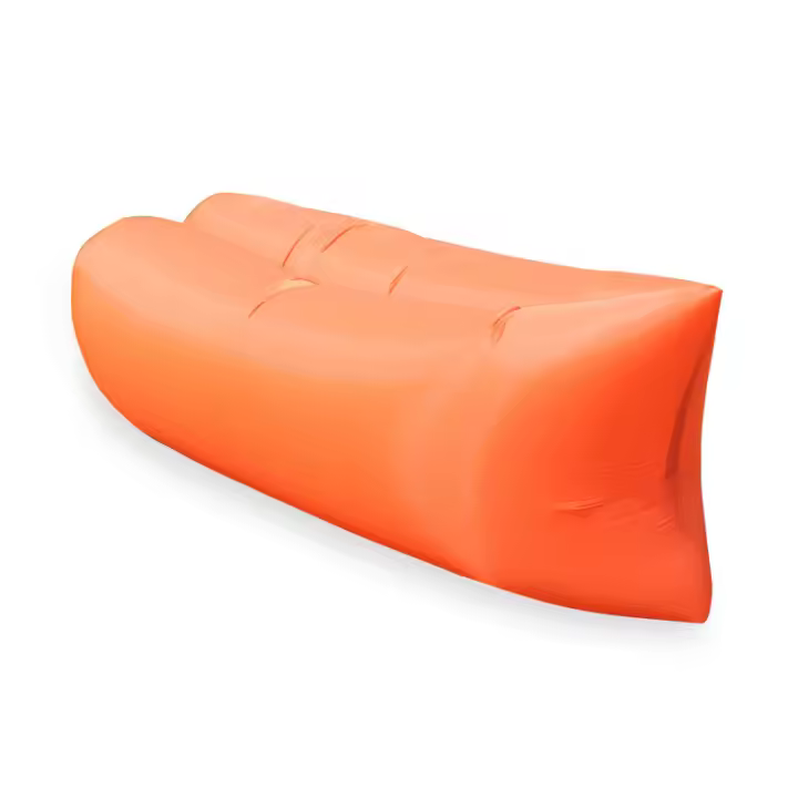 Sofá inflable perezoso para exteriores, portátil, para playa, plegable, para acampar, cama inflable, saco de dormir individual - 1