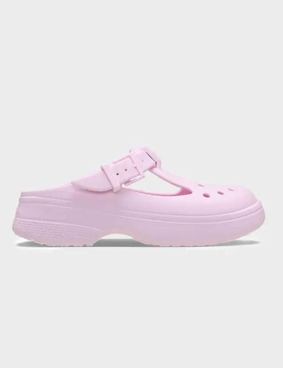 Crocs Classic Mary Jane Clog zuecos rosas para niña y mujer - 1