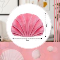 Decorative Almohada de Concha de Princesa de Océano Rosa, decoración de Habitación de estilo University, almohada de Silla with de Concha suave shape, almohada de Concha (34*25cm) - details 0