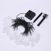Luces De Cadena Solar De Gotas De Agua Impermeables Para Decoración Al Aire Libre Guirnalda De Hadas Para Navidad Boda Fiesta Jardín - details 12