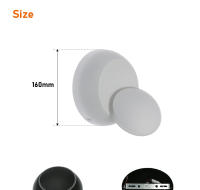 Lámpara De Pared LED Rotativa Para Interior Luz De Noche Para Dormitorio Sala De Estar Pasillo Sofá Iluminación De Fondo Decorativa Para El Hogar Con Espejo - details 2