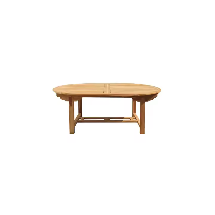 MESA EXTENSIBLE TECA MOD. COLONIAL II 160/210 x 90 cm  - DE SUINPLAS DECORACIONES - 1