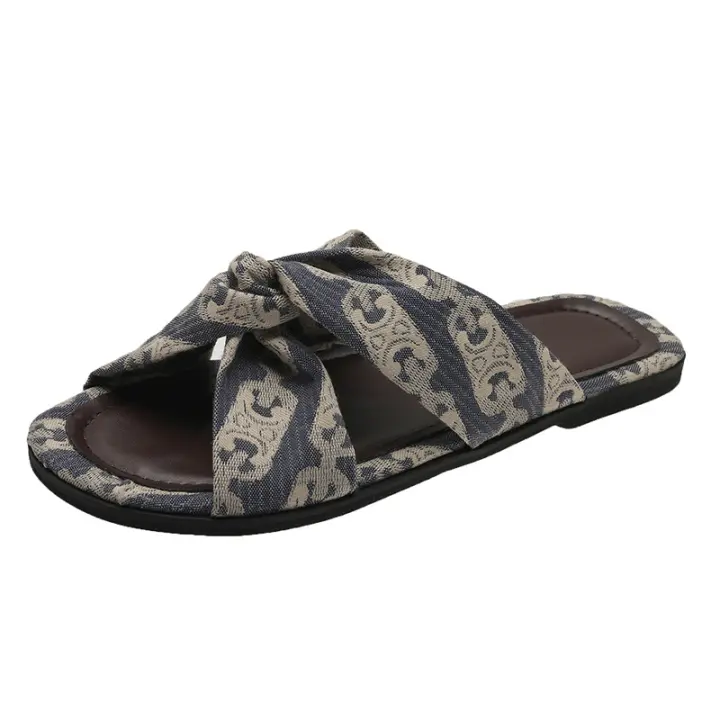 Sandalias De Verano Para Mujer Zapatos Romanos Planos Nuevos De Alta Calidad Sandalias Moda Pantuflas De Verano Zapatos Para Mujer - 1