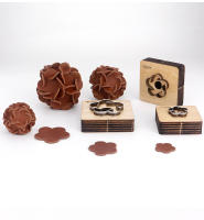 Molde De Perforación De Bola De Flores De Hydrangea QJH Para Manualidades En Cuero Herramienta De Arte Para La Creación De Colgantes Y Decoración De Llaveros DIY - details 3