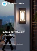 Lámpara De Pared Exterior LED Impermeable IP66 Iluminación Moderna Para Porche Balcones Jardines Luz Exterior Incluye Bombilla - details 1