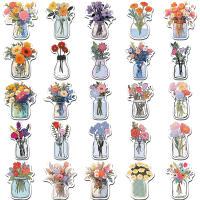50PCS Pegatinas De Flores Vintage Para Guitarra Laptop Luggage Decoración DIY Impermeables Tamaño 3-7cm Para Adolescentes De 14 Años Y Más - details 1