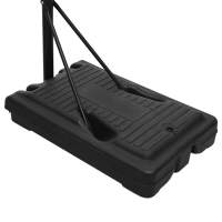vidaXL Canasta de baloncesto policarbonato transparente 280-350 cm - details 4