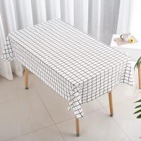 1/3PCS Teléfono De Mesa Desechable Engrosado Con Cuadros Para Fiestas Bodas Picnics Decoración Del Hogar Plástico Rojo/Blanco - details 3