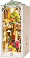 Rolife Book Nook Sunshine Town Kit Puzzle 3D Madera Rompecabezas Maquetas para Montar con leds - details 1