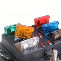 Juego De Fusibles Para Coche De Medio Tamaño Perfil 50/100/300PCS Tipo Hoja 2-40A Accesorios Con Caja Clip Para Auto Y Camión - details 11