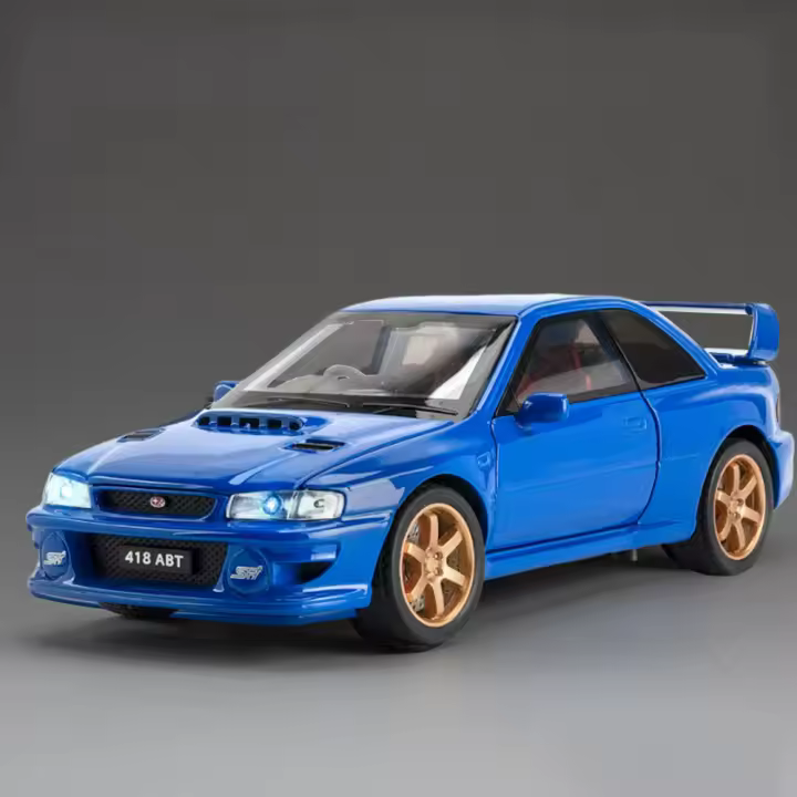 Modelo De Coche Simulación 1:32 Impreza WRX STI De Metal Para Jóvenes Y Adultos Regalo Para Niños Juguetes Decorativos De Vehículos - 1
