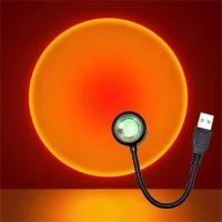 Lámpara De USB Luz De Atardecer Ambiente Nocturno Para Decoración De Habitación Y Fotografía Selfie Luz De Escena Para Teléfono Móvil Regalo - details 2