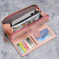 Cartera Larga Para Mujer 2024 Nueva Moda Sencilla Con Cierre De Cremallera Gran Capacidad Bolso Clutch Bolsa Para Móvil Cartera De Tide - details 1