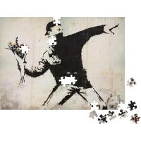 Prime3 Puzzle Arte Urbano Hombre Lanzando Flores 1000 Piezas - details 0