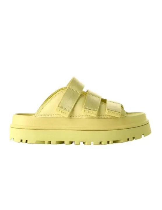 Sandalias Ugg Goldenglow Slide Mujer Verde - 1