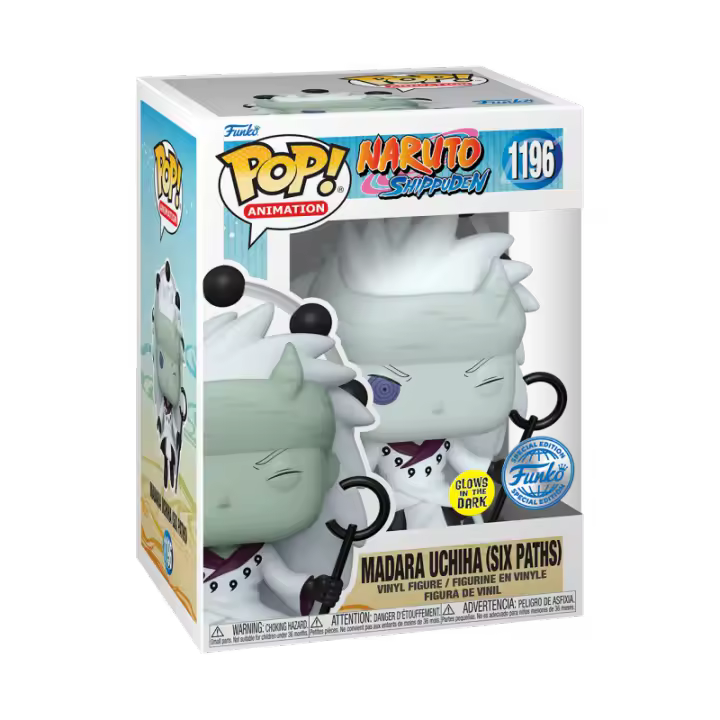Funko Pop! Madara Uchiha Special Edition & Glow Nº1196 + Caja protectora Ultimate Guardian de regalo! - 1