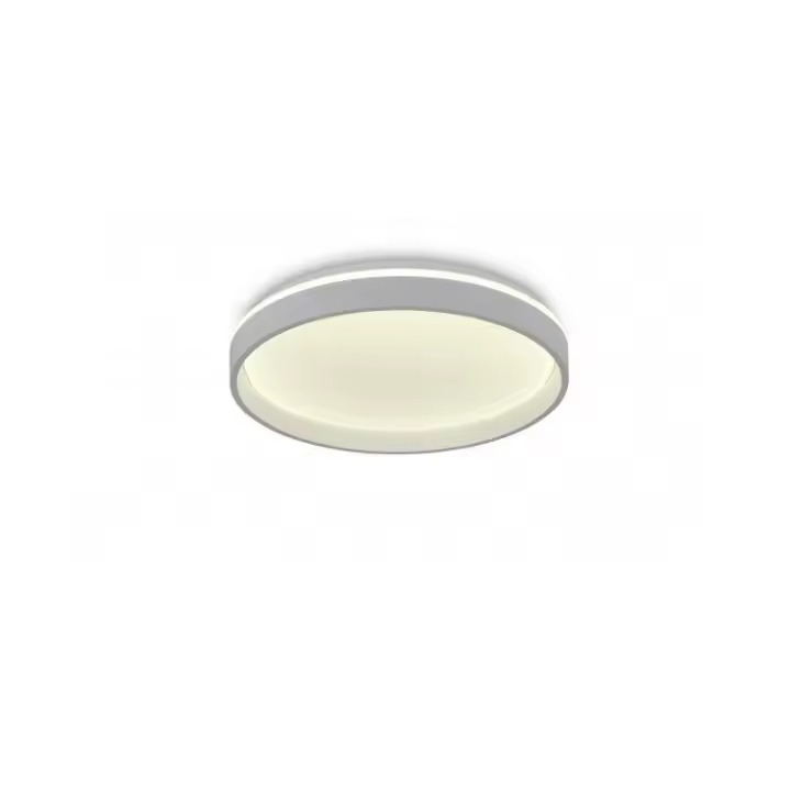 PLAFON. LUZ DE TECHO.  MATERIAL METAL  COLOR BLANCO. LUZ LED 42W,  3 TONOS DE LUZ , REGULABLE. MANDO A DISTANCIA. MEMORIA Y TEMPORIZADOR.   Ref. 816 - 1
