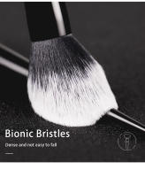 Cepillo De Polvo Grande Kat Von D Fibra Suave Manija Elegante Negra Maquillaje Para Mujer Cepillo De Maquillaje De Sintética - details 2