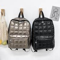 Mochila De Invierno Yogodlns Espacio Algodón Para Mujer Gran Capacidad Escuela Bolsa Viaje Nylon Impermeable Rucksack Estudiante Pack Femenino - details 16