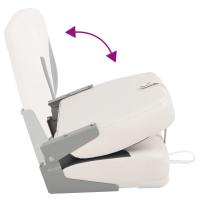 vidaXL Set de asientos plegables para barco con respaldo bajo 4 uds - details 6