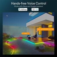 TUYA Fita De Leds Neón 5V 72LEDs/M Con Silicone Y Sincronización De Música RGBIC Dreamcolor Fita Cinegante Para Habitación - details 20