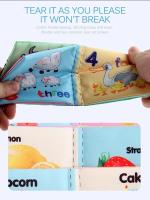 Libro De Tela Para Bebés Educativo Temprano Con Imágenes De Frutas Animales Y Números Juguete Cognitivo Para Niños De 1 a 72 Meses - details 7