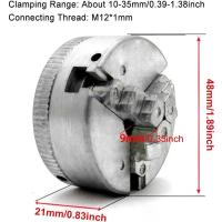 Taladro Eléctrico Con Abrazadera Self-Centering De 3/4 Jaws Y Encaje M12 X 1 Mm Herramientas De Perforación Para Máquinas - details 1