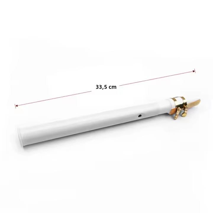 Mini Saxofón Portátil Negro Y Blanco Con Bolsa De Transporte Instrumento De Viento Pequeño Para Principiantes Y Profesionales - 1