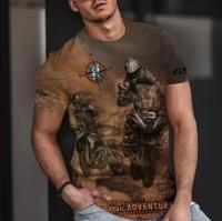 Camiseta Casual 3D Para Hombres Motociclista Diseño Sencillo Aventura Motorrad Enduro Estilo GS 1200R Polyester Transpirable Ligera Secado Rápido Sin Arrugas - details 6