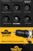 LYUWO12V Destornillador Eléctrico Recargable Sin Cable 3/8-inch Batería De Litio Para Soldadura Y Herramientas De Jardín - details 4