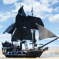 Bloques De Construcción MOC Pirates of the Caribbean Ship Revenge Warship Black Pearl Para Niños Juguetes De Armar Regalo - details 2