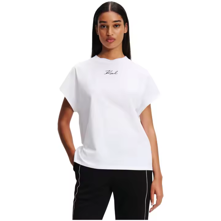 KARL LAGERFELD - Camiseta con Logo Karl Signature Bordado - 1