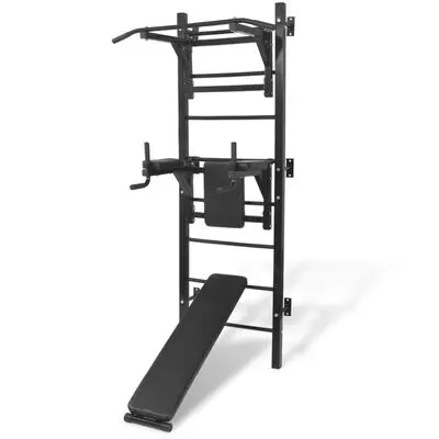 Máquina de musculación multiusos para la pared negra - 1