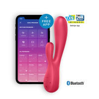 SATISFYER VIBRADOR MONO FLEX CON APP Y BLUETOOTH COLOR ROJO JUGUETES SEXUALES - details 0