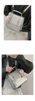 Nicho Bolso de alta gama mochipa plateada moda transfrontera casual mochipa para Mujer - details 3