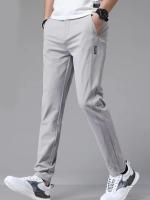 Pantalones Slim Fit Estilo Occidental Para Hombre Traje Formal Casual Coreano Primavera Verano Pantalones De Terciopelo - details 2