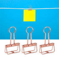 Clips De Papel Metálicos Sólidos Y Duraderos Con Buena Elasticidad Pack De 5 Clips Pequeños Para Escritorio Oficina - details 0