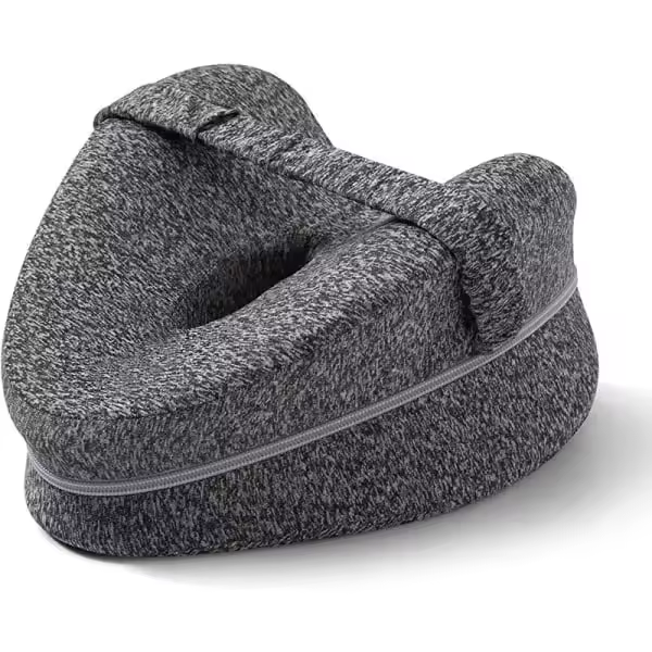 Almohada de la rodilla para los durmientes laterales, almohada ortopédica con la espuma de la memoria - 1