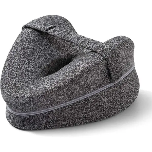 Knee pillow for side sleepers, orthopedic pillow with memory foam - 1