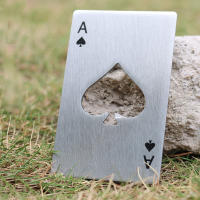 Abrepuertas De Acero Inoxidable Con Espadilla Cartas De Juego Y Botella Abrepuertas Para Cerveza Compacto Y Práctico - details 6