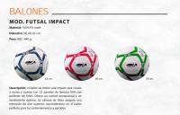 Balón de Fútbol Sala Impact 5 BKA - 100% Poliuretano Mate, Cosido a Mano, 32 Paneles, Cámara de Látex para Alto Rendimiento y Control Óptimo. - details 0