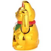 Figura Clásica De Gato Bendecido En Oro Con Brazo Moviéndose Para Atracción De Riqueza Decoración De Hogar Y Hotel Feng Shui - details 2