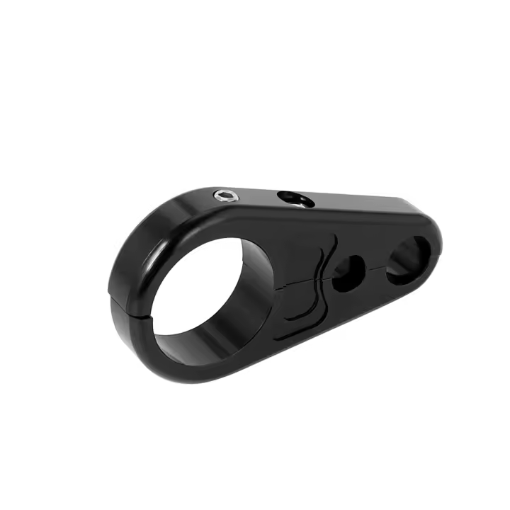  Clips Fijos Para Cable De Embrague Y Freno De Manillar De Motocicleta 1" 25mm Para Harley Dyna Sportster XL Cafe Racer - 1