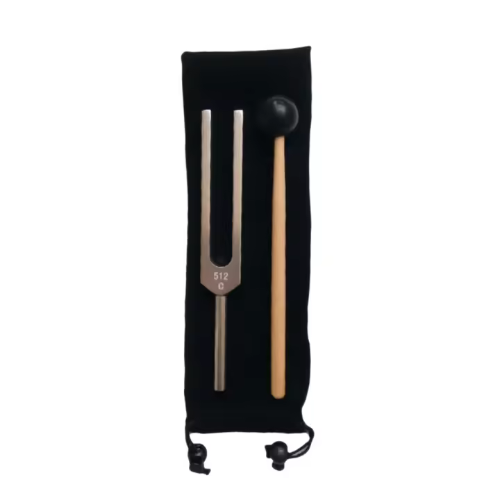 Horcajuela De Alerón De Aleación De Aluminio 512Hz Para Sanación Sonora Y Meditación Con Bolsa De Velours Linterna De Limpieza - 1